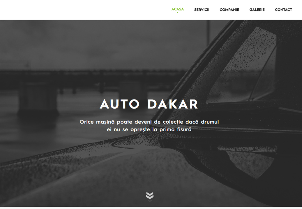 AutoDakar - A full-stack web application for an auto repair shop screenshot 1
