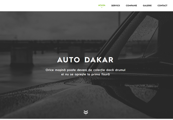 AutoDakar - A full-stack web application for an auto repair shop screenshot