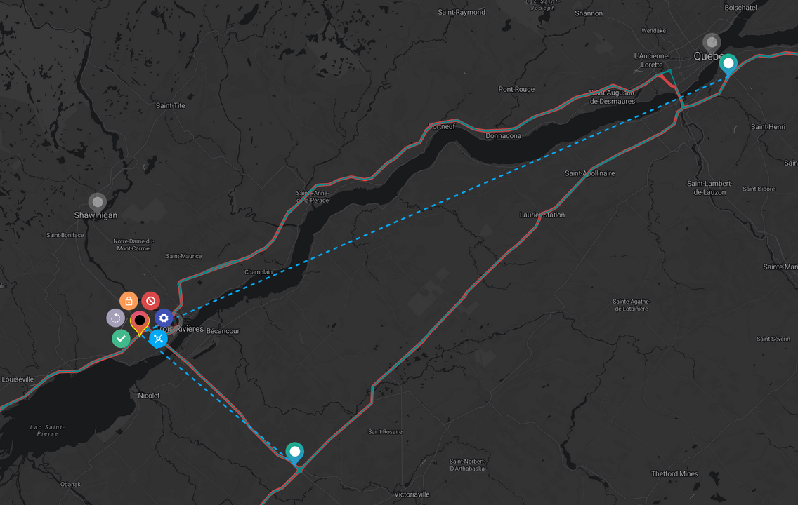HotspotsConnector - A full-stack application for managing points of interest on maps screenshot 1